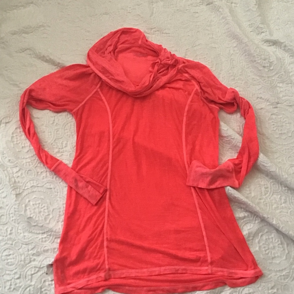 Reebok Women's Vibrant Coral Turtleneck Sweater